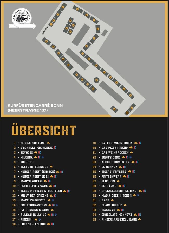 Street Food Festival Bonn Kirschblüte Street Food Festival Bonn